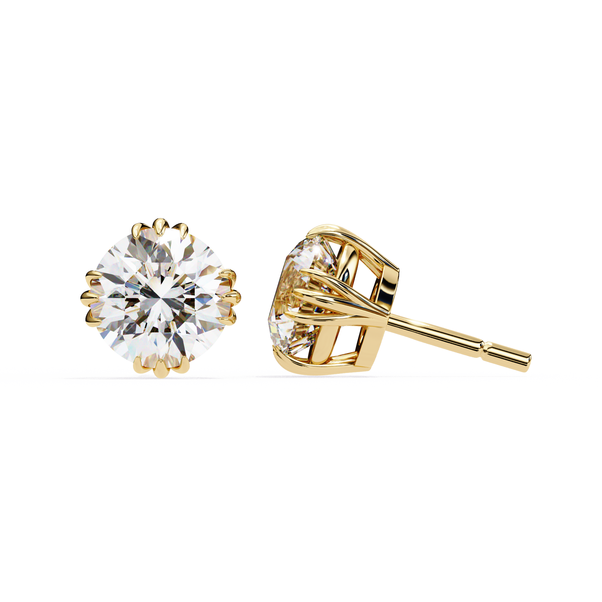 Genevieve Solitaire Earring