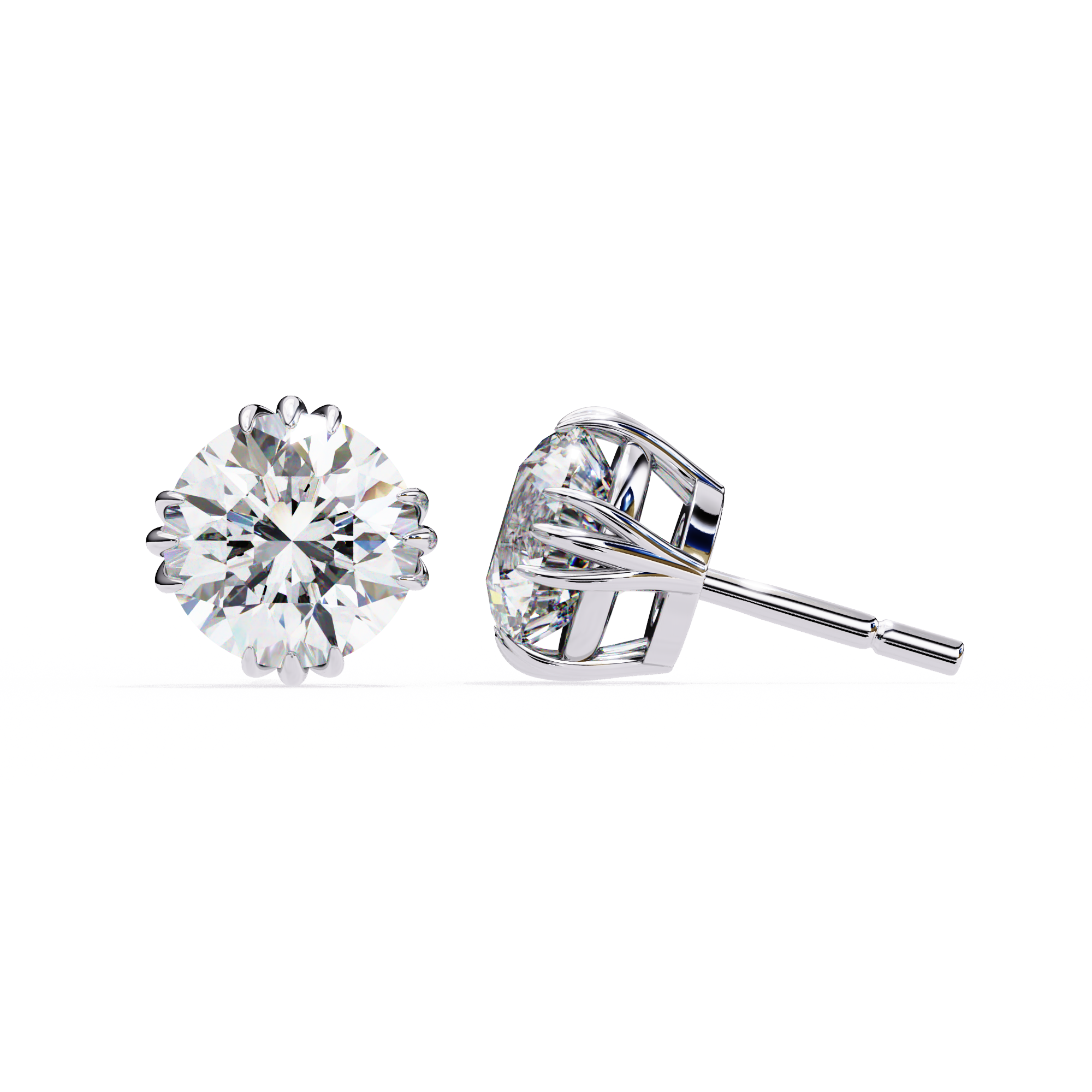 Genevieve Solitaire Earring