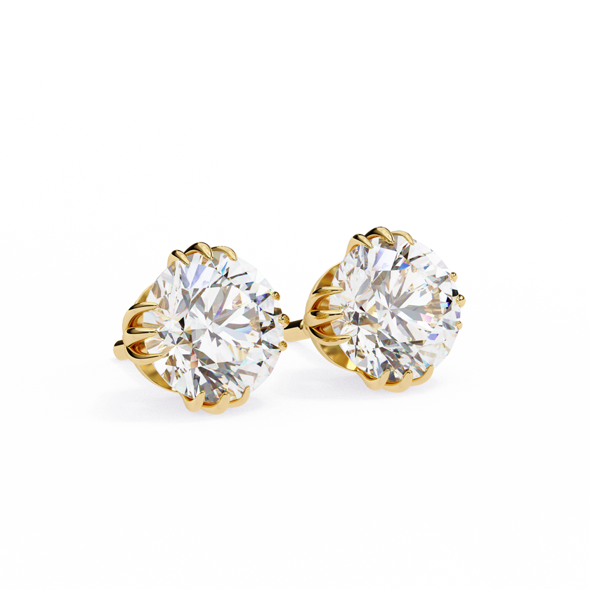 Genevieve Solitaire Earring