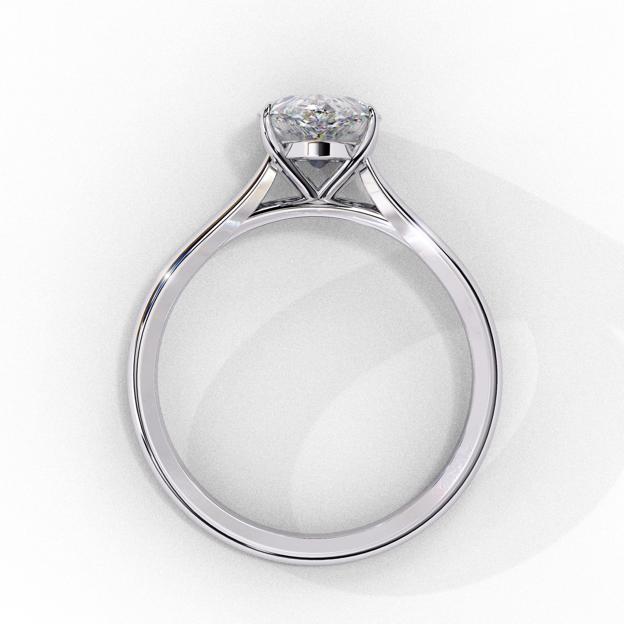 Poppy Solitaire Ring