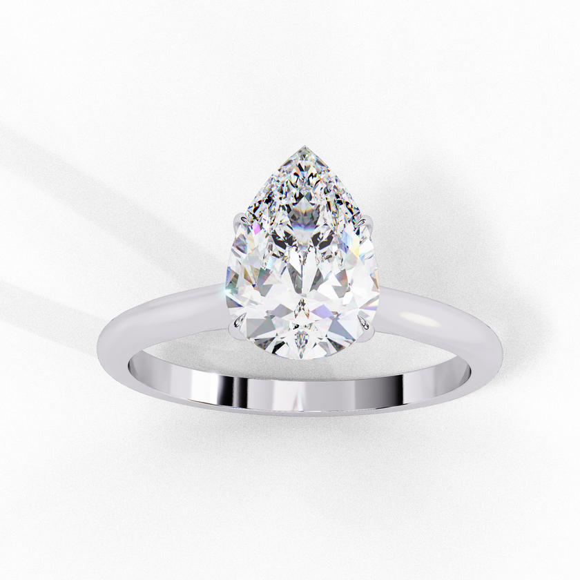 Poppy Solitaire Ring