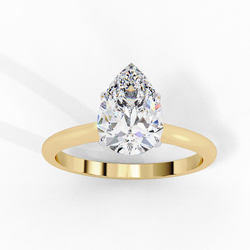 Poppy Solitaire Ring