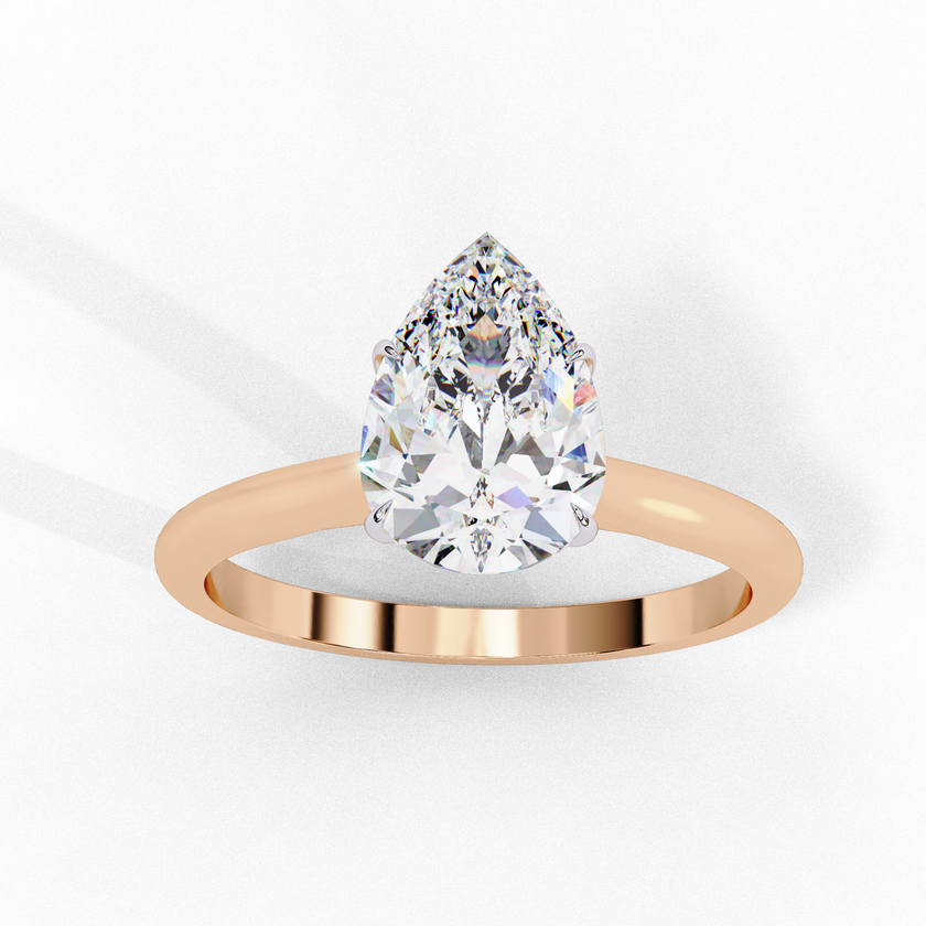 Poppy Solitaire Ring