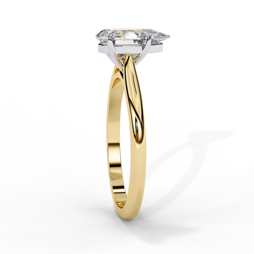 Poppy Solitaire Ring