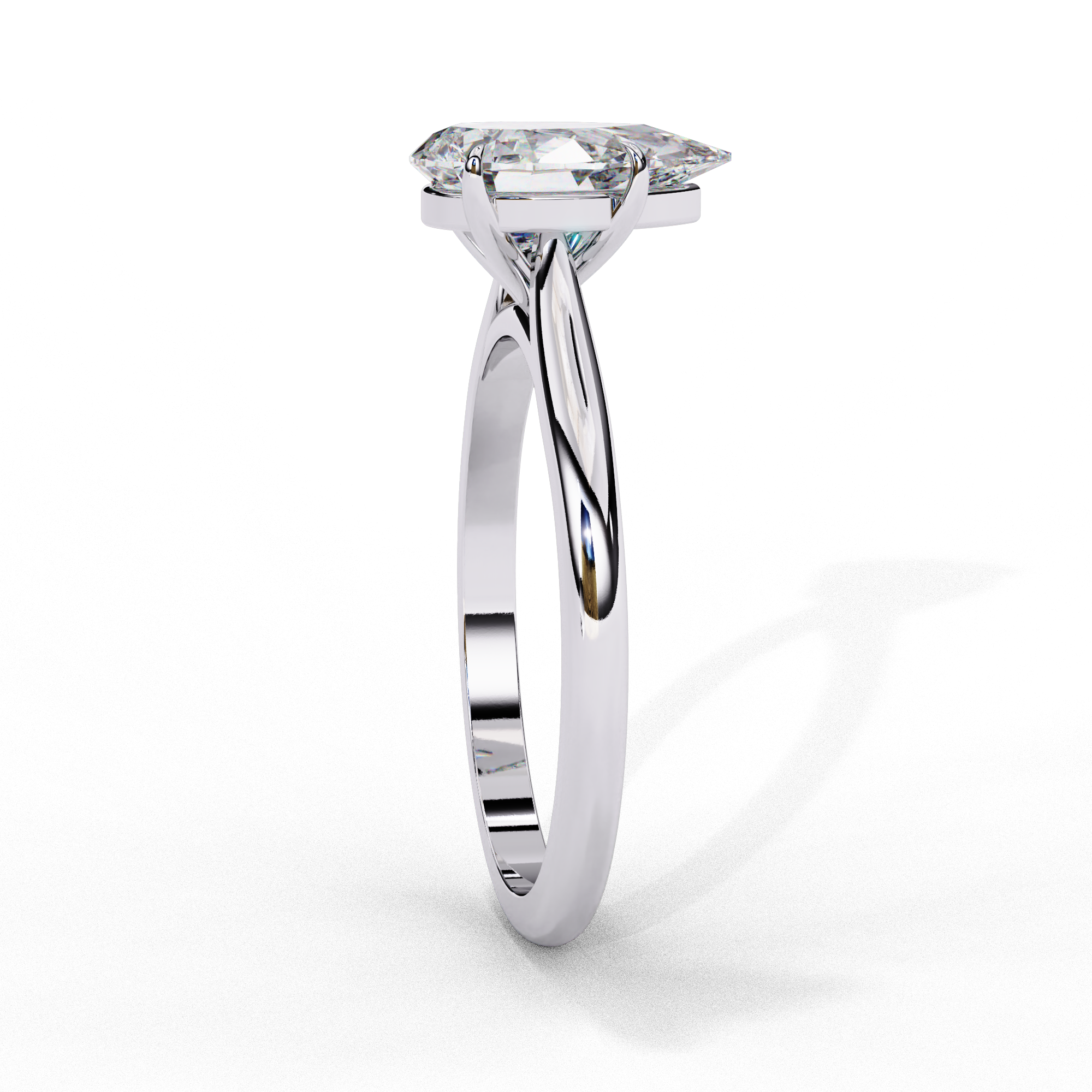 Poppy Solitaire Ring