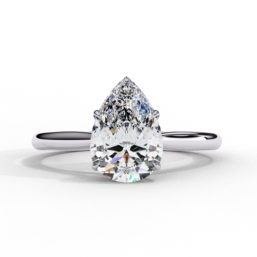 Poppy Solitaire Ring