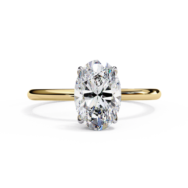 Daisy Solitaire Ring
