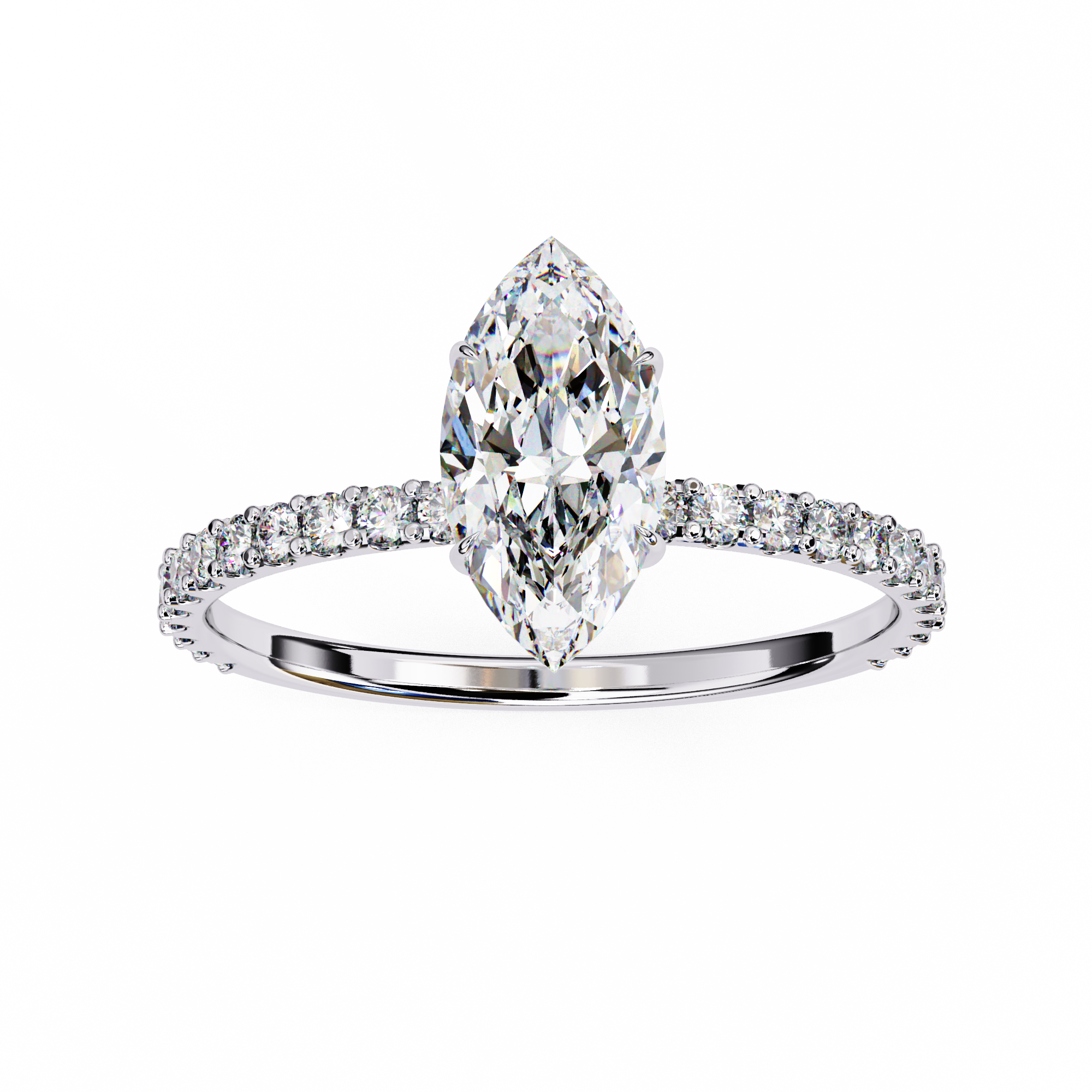 Vega Solitaire Ring