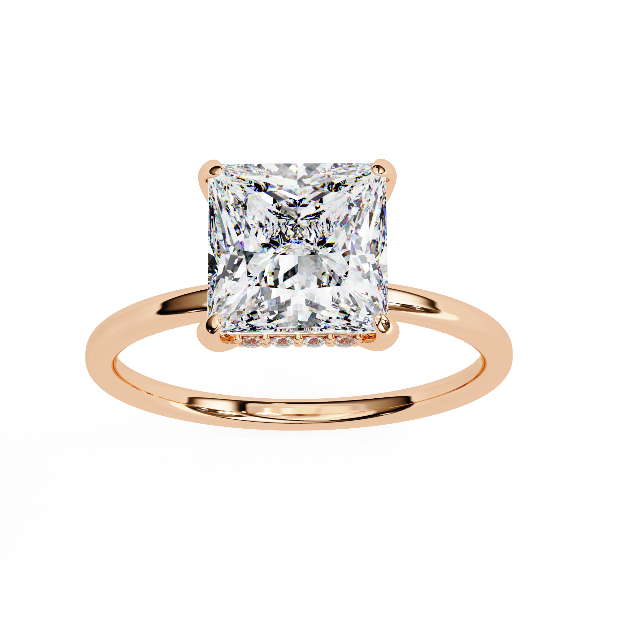 Rosa Solitaire Ring