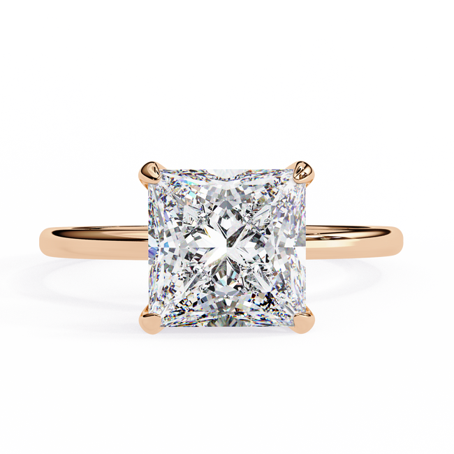 Rosa Solitaire Ring