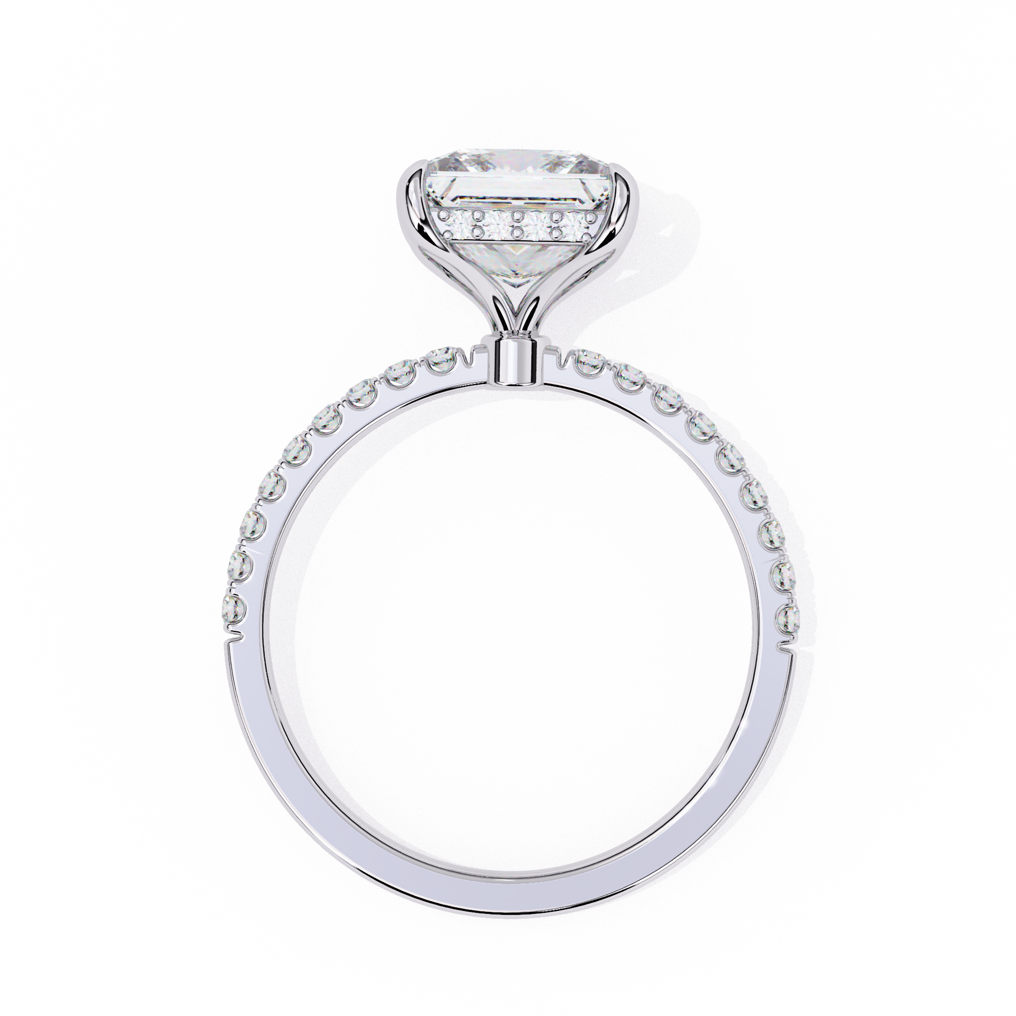 Luna Solitaire Ring