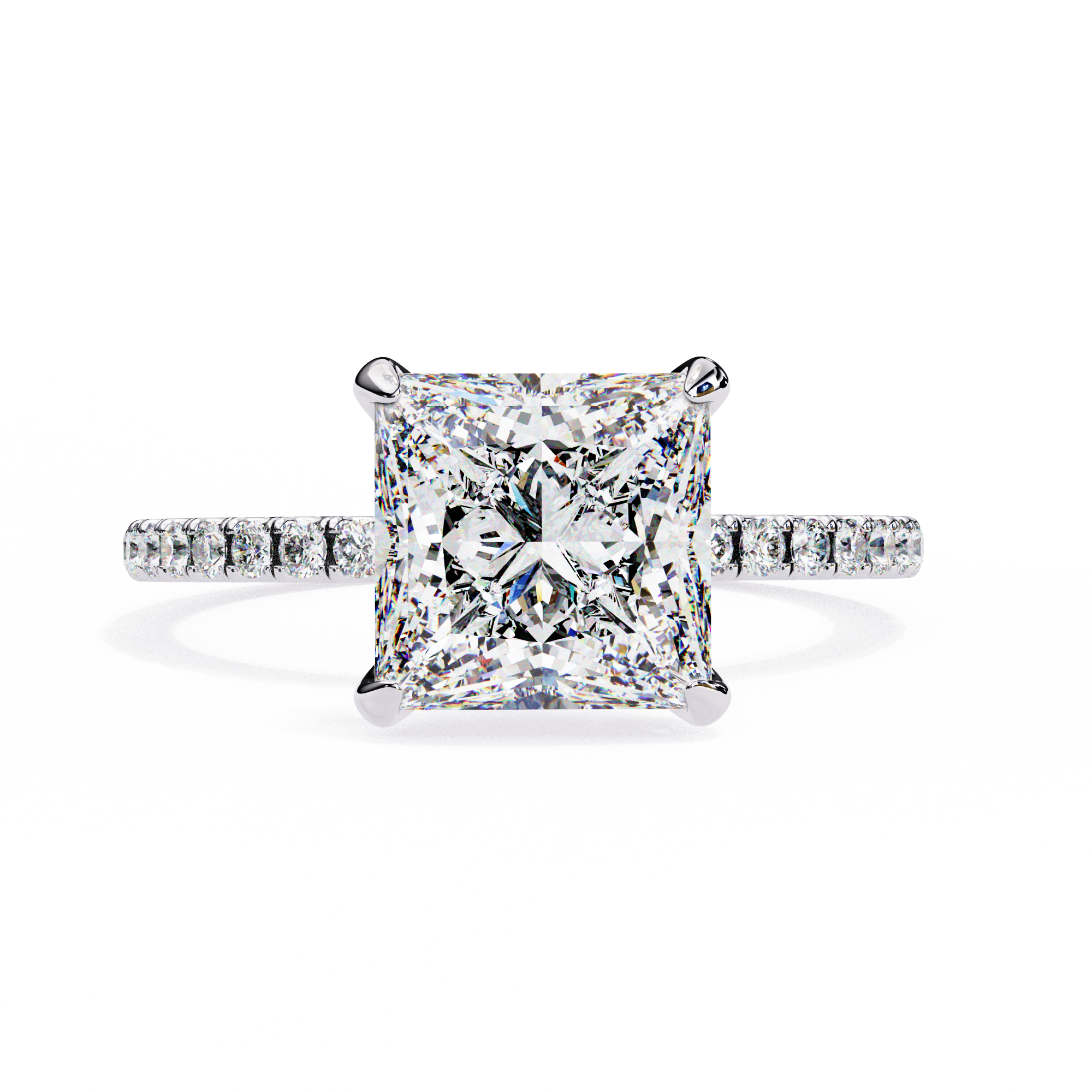 Luna Solitaire Ring