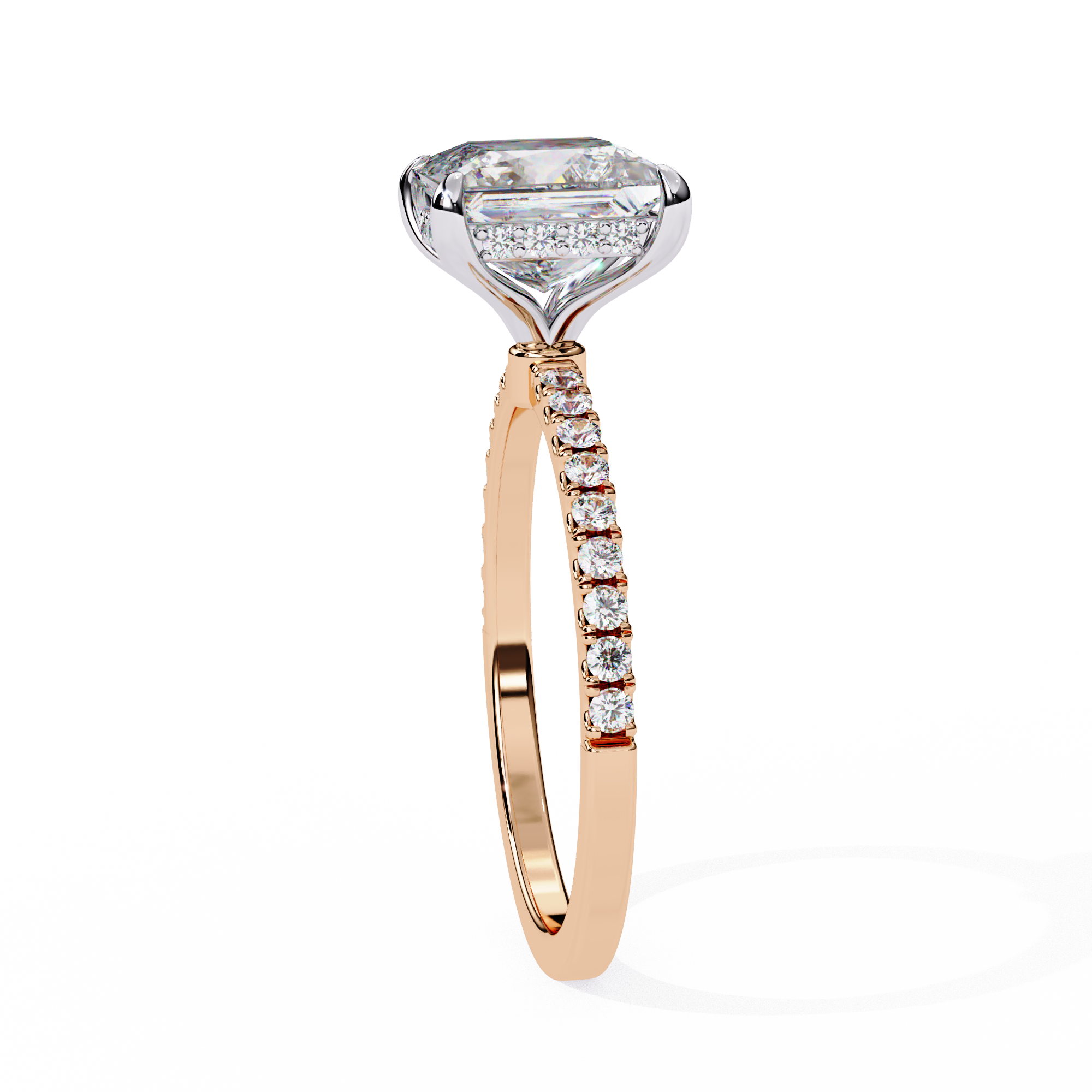 Luna Solitaire Ring