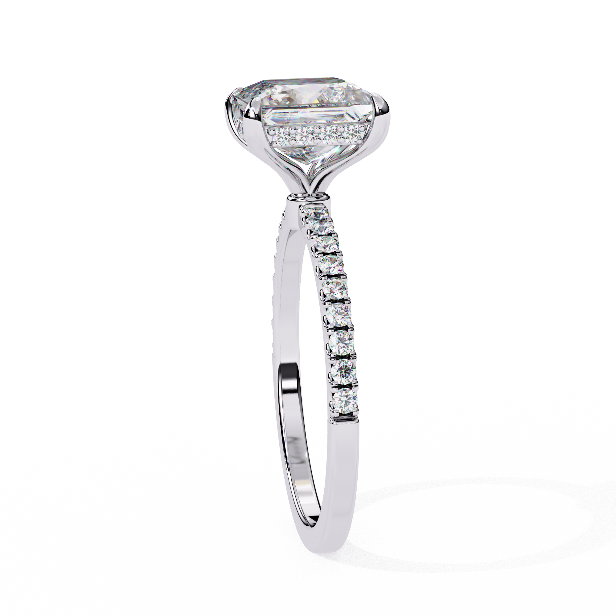 Luna Solitaire Ring