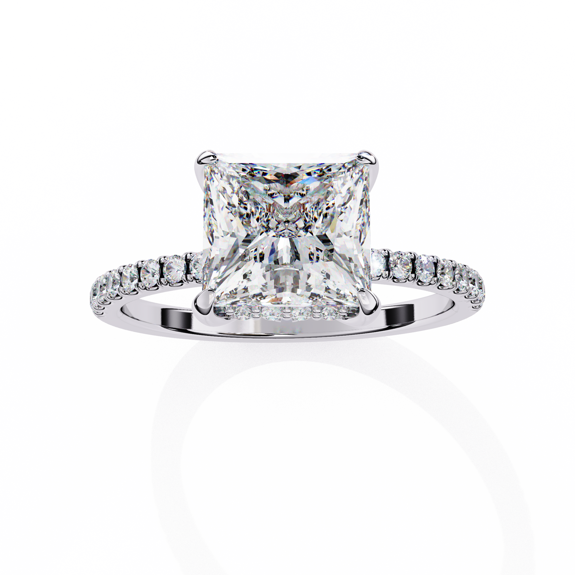 Luna Solitaire Ring