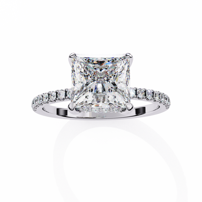 Luna Solitaire Ring