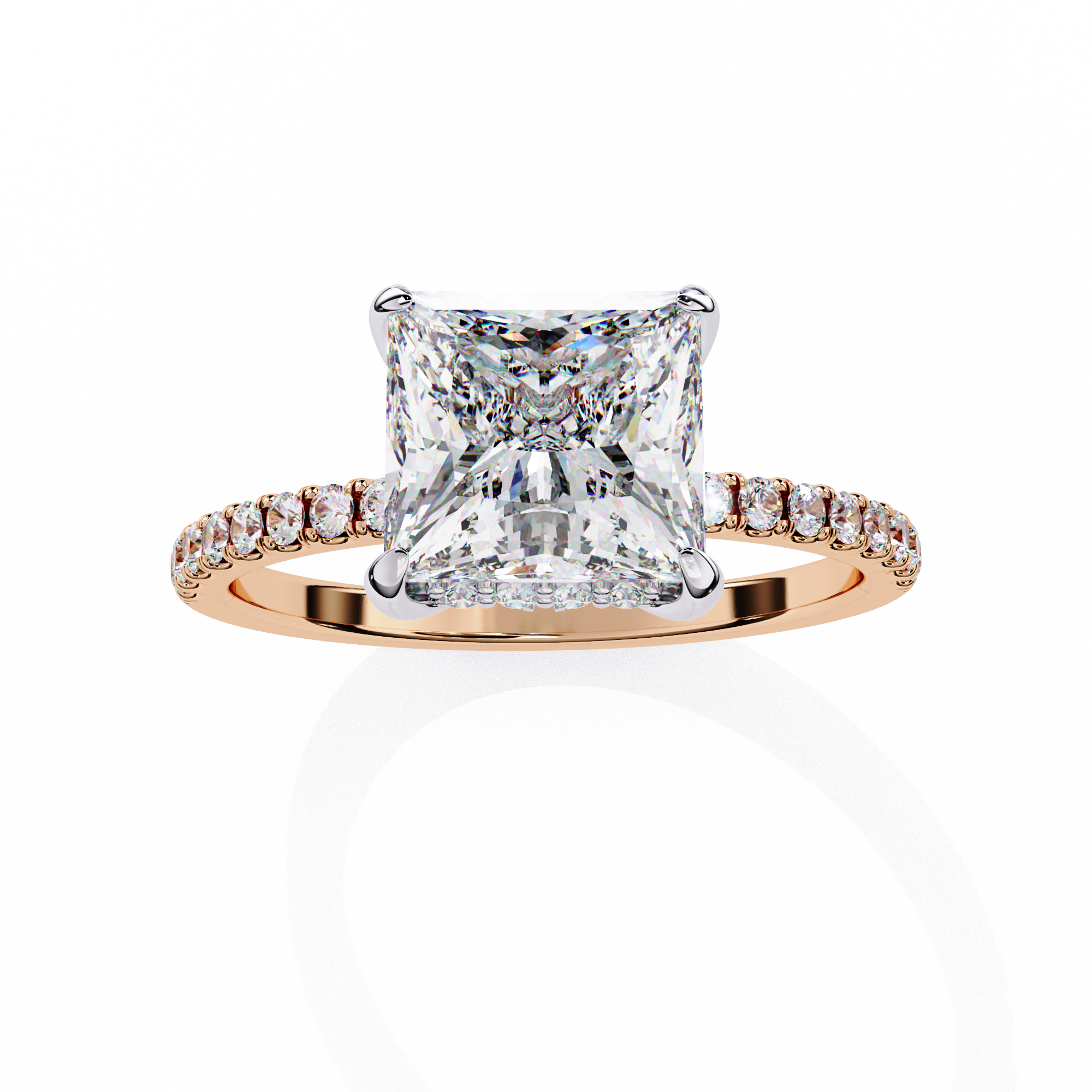 Luna Solitaire Ring