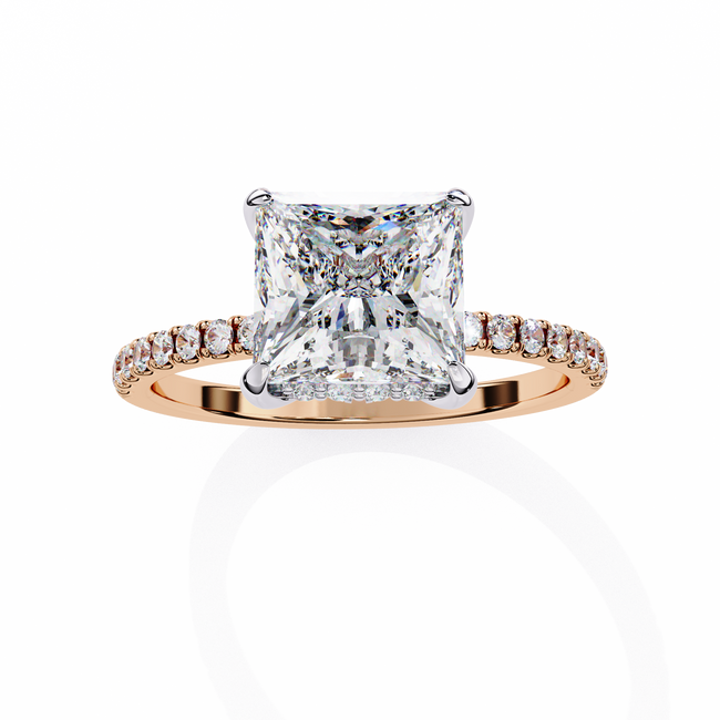 Luna Solitaire Ring