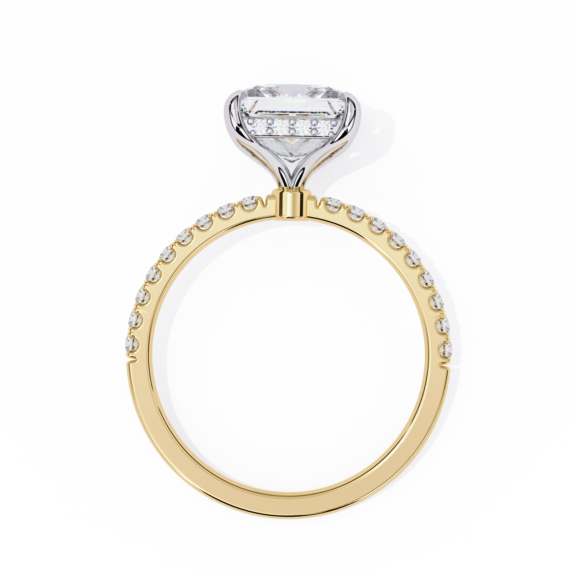 Luna Solitaire Ring