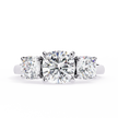 Avalyn Diamond Three Stone Ring
