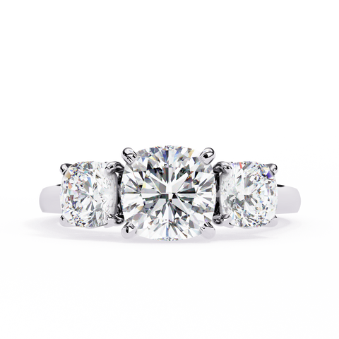 Avalyn Diamond Three Stone Ring