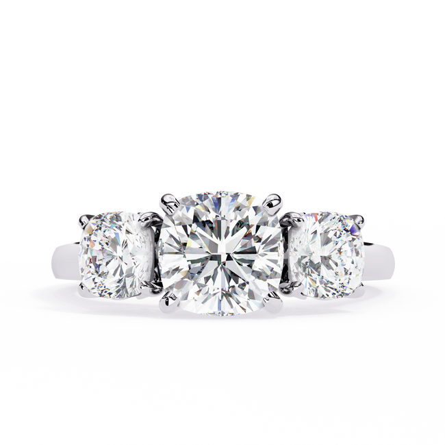 Avalyn Diamond Three Stone Ring