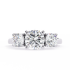 Avalyn Diamond Three Stone Ring