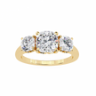 Avalyn Diamond Three Stone Ring