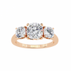 Avalyn Diamond Three Stone Ring