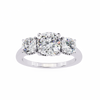 Avalyn Diamond Three Stone Ring