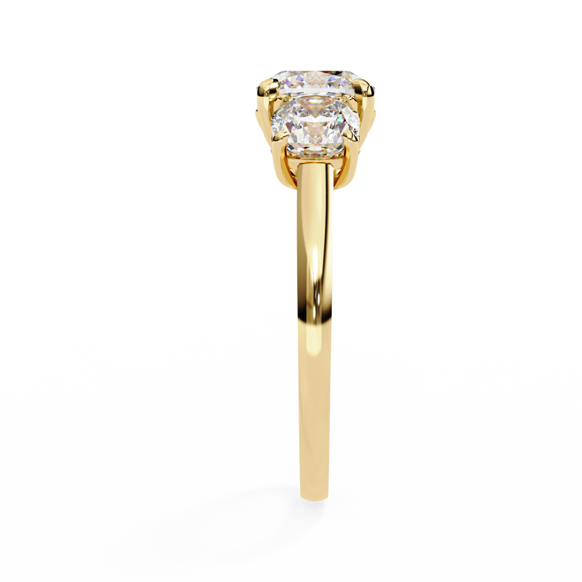 Avalyn Diamond Three Stone Ring