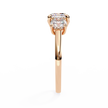 Avalyn Diamond Three Stone Ring