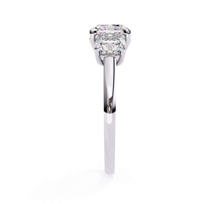 Avalyn Diamond Three Stone Ring