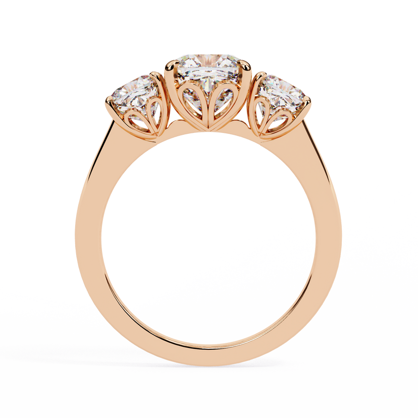 Avalyn Diamond Three Stone Ring