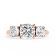 Avalyn Diamond Three Stone Ring