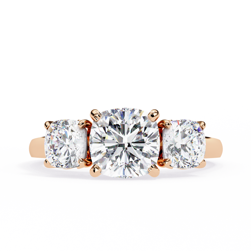 Avalyn Diamond Three Stone Ring