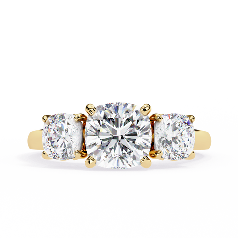 Avalyn Diamond Three Stone Ring