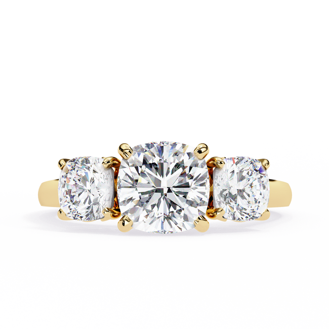 Avalyn Diamond Three Stone Ring