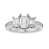 Egypt Diamond Three Stone Ring
