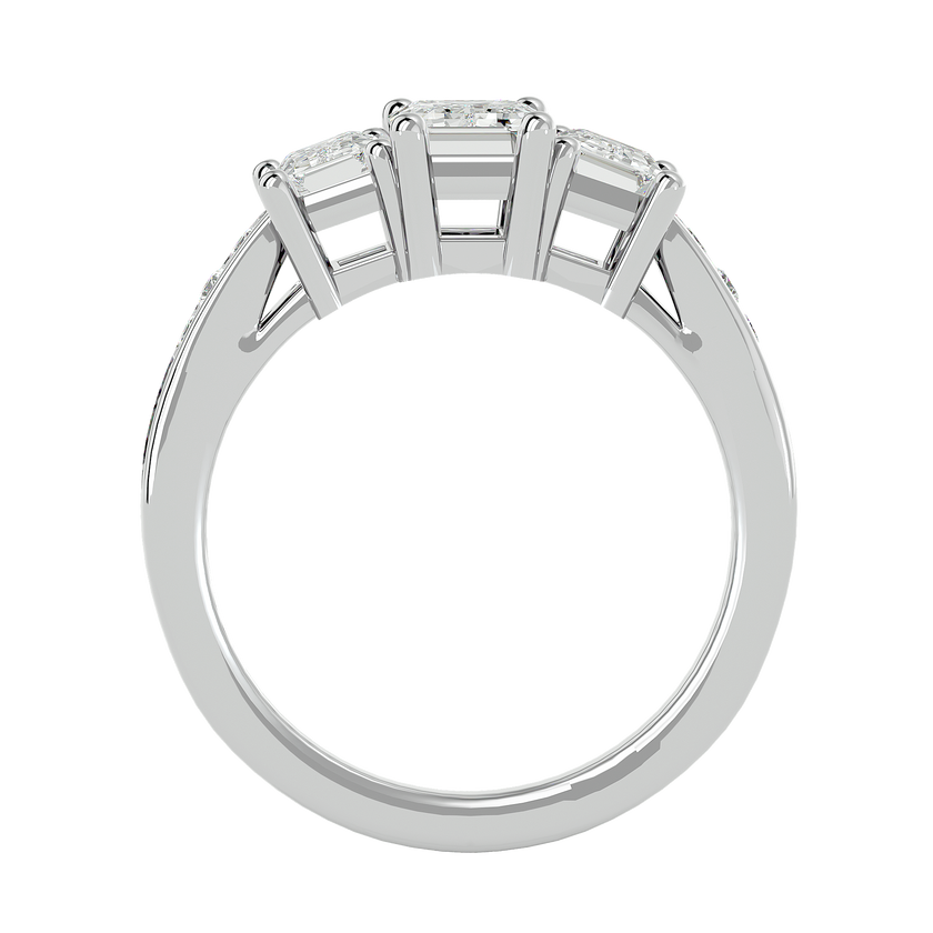 Egypt Diamond Three Stone Ring