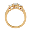 Egypt Diamond Three Stone Ring