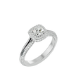 Eden Solitaire Halo Ring