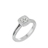 Eden Solitaire Halo Ring
