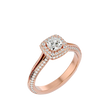 Eden Solitaire Halo Ring