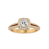 Eden Solitaire Halo Ring