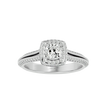 Eden Solitaire Halo Ring