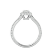 Eden Solitaire Halo Ring