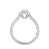 Eden Solitaire Halo Ring