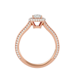 Eden Solitaire Halo Ring