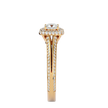 Eden Solitaire Halo Ring